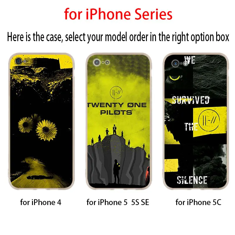 Мягкий чехол Twenty One Pilots 21 для iPhone 12 11 Pro X XS Max XR 8 7 6 Plus 5s SE 2020 S 1 Mini|Бамперы| |