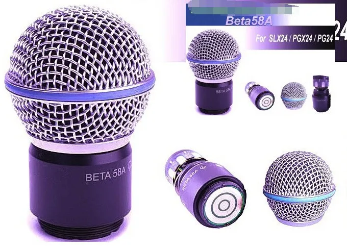 

1PCS Top Quality Wireless Microphone Handheld MIC Head Capsule Grill for PGX24 / SLX24 / PG24 / Beta58a