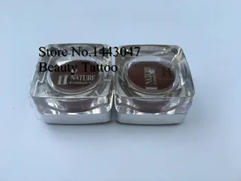 

Freeshipping 2Pcs/Lot PCD Bright Coffee Eyebrow Permanent Makeup Microblading Tattoo Ink Permanent Makeup Eyebrow Micropigment