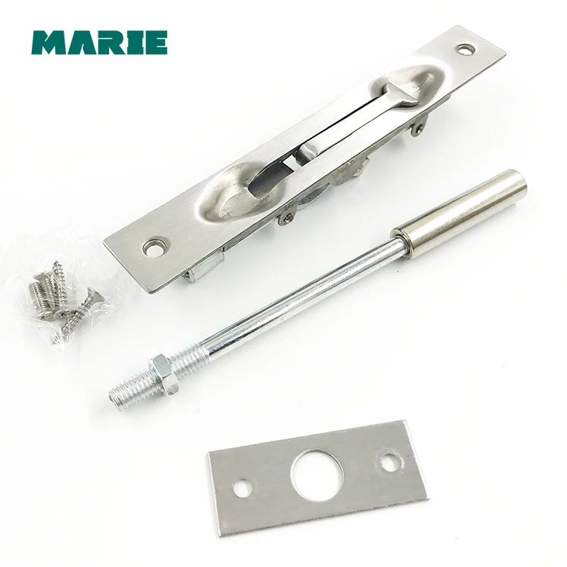 Us 11 32 20 Off 304 Stainless Steel Door Bolt Security Guard Lever Action Flush Latch Slide Bolt Lock For Furniture Hardware In Door Bolts From Home