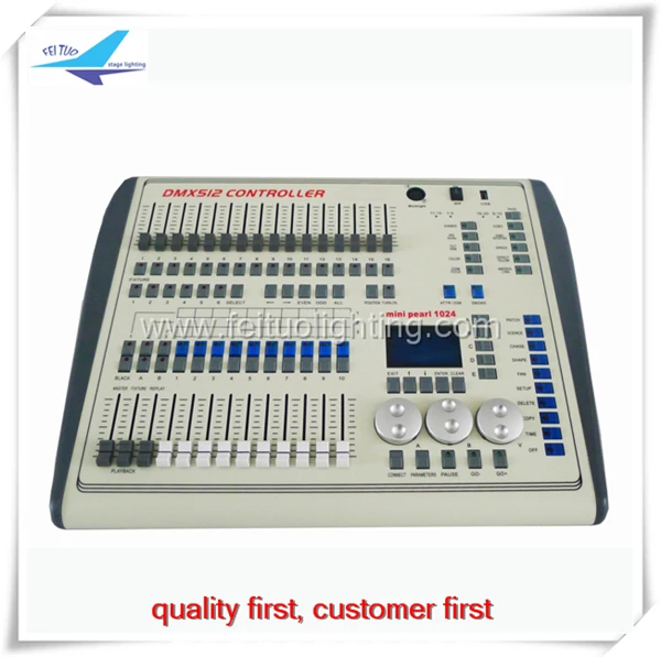 

A-with flight case DMX 512 console DJ controller equipment mini pearl controller 1024