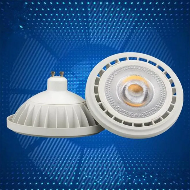 Новинка 15 Вт Диммируемый COB LED AR111 светильник AC110V 220V DC12V G53 GU10 базовый Светодиодный