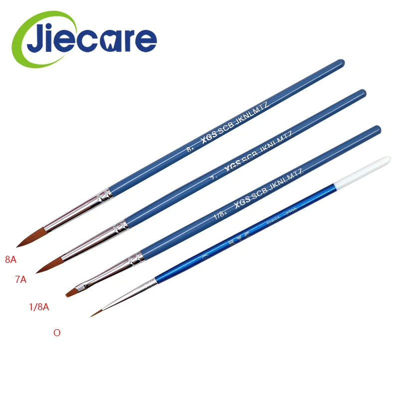 Dentist Tools Dental Porcelain Brush Pens Dental Shaping Tooth Tool 4