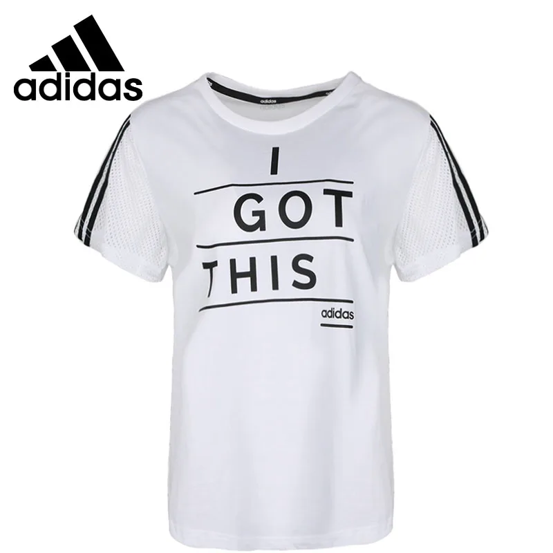 Женская Спортивная футболка с коротким рукавом Adidas NEO W FV новинка 2019 | Спорт и