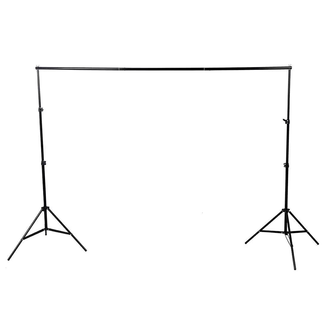 

SCLS Photo Lighting Studio Support Stand Kit Set Black White Background Backdrop