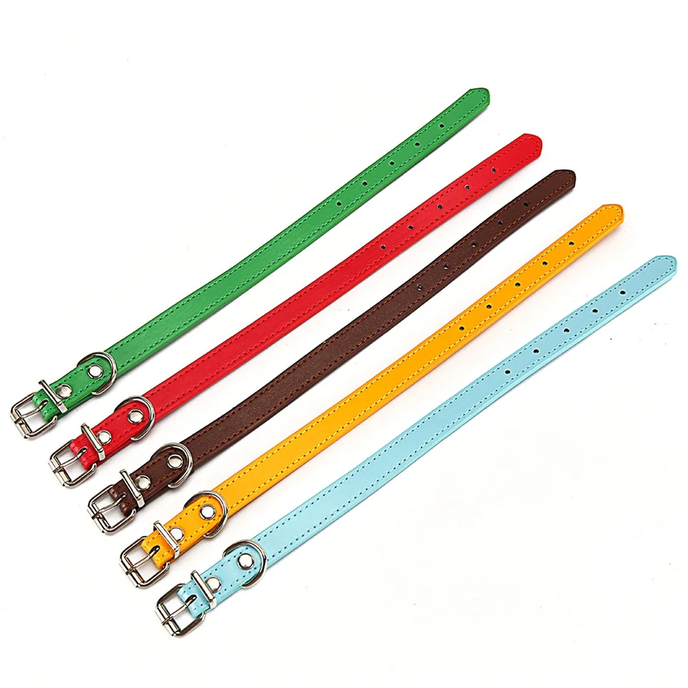 Simple Basic Pet Dog Cat Collar Soft Solid Outfit Print Dogs Cats Collars Unique Product Petshop Medium Dog Accessories LX0004SI5B6723