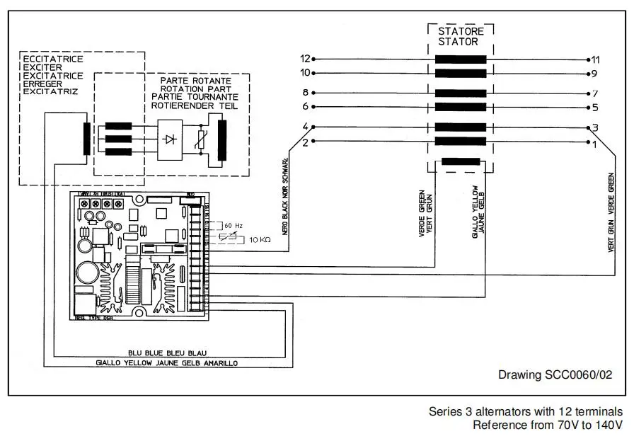 DSR AVR дизельный генератор автоматический стабилизатор напряжения электронный регулятор напряжения