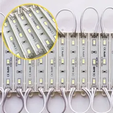 5630 5730 3 светодиодный модуль освещения для знака DC12V водонепроницаемый супер яркий smd СВЕТОДИОДНЫЙ модуль холодный белый