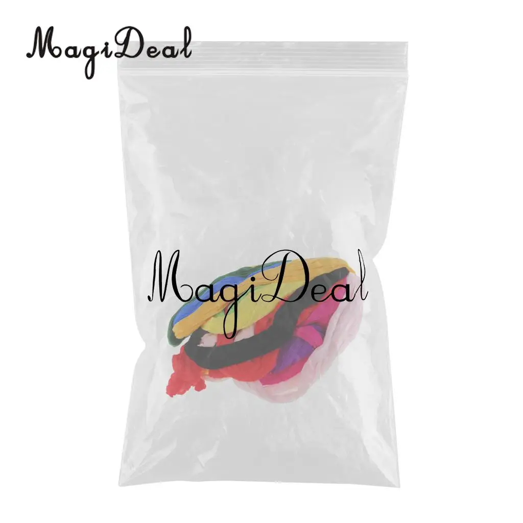 10Pcs Mixed Colors Nylon Floral Stocking Flower Making Accessory Handmade Diy Crafts