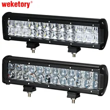 Weketory 12 дюймов 120 Вт 4D 5D светодиодный свет бар для трактора лодка Offroad 4WD 4×4 грузовик внедорожник ATV пятна Наводнение Combo луча 12 В 24 В