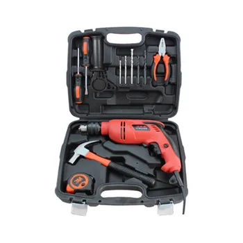 

Electric Impact Drill Set Household Multifunction Electric Hammer Drill Screwdriver Bits Hand Drill Electric Power Tools