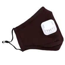 Модный теплый пылезащитный Респиратор маска сплошной цвет рот маска PM2.5 пылезащитный дышащий хлопок намордник маска на лицо