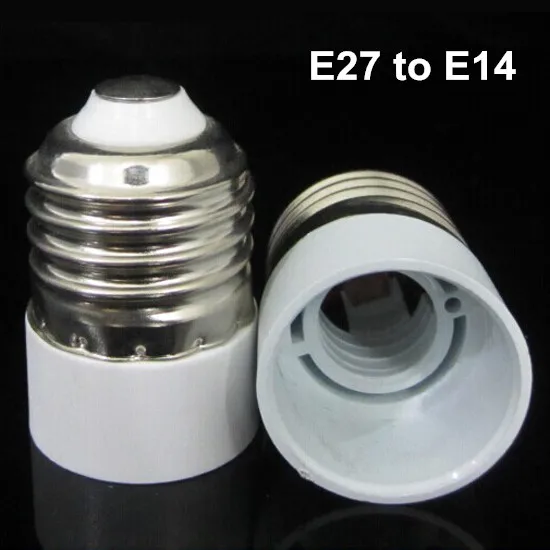 

5pcs/lot NEW LED Halogen CFL Incandescent Light E27 to E14 Lamp Holder Converter Adapter Lighting Accessories Free Shipping