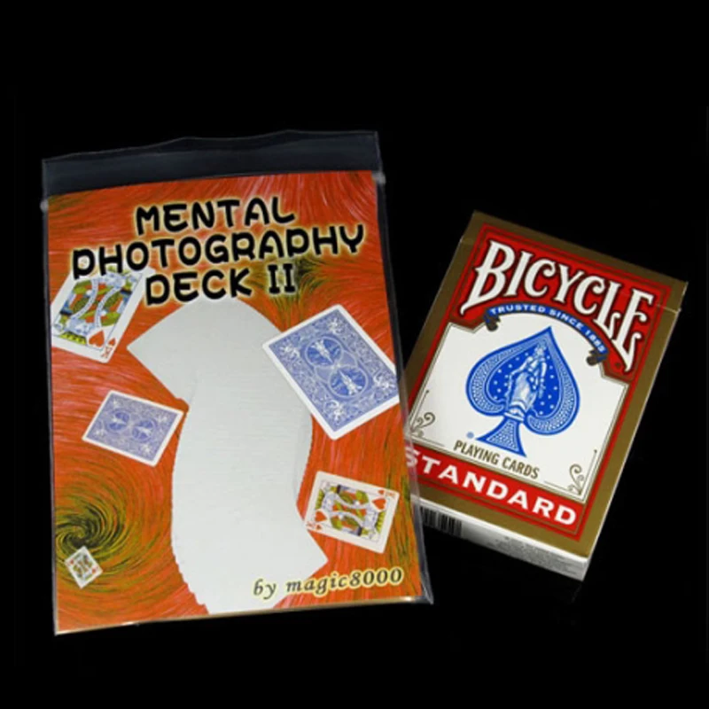 

The Mental Photography First or second edition Deck Bicycle Card MagicTricks stage magic props/accessories close up props 82181