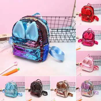 

Kids Toddler Girls Rabbit Backpack Kindergarten Schoolbag Sequin Bag Gift