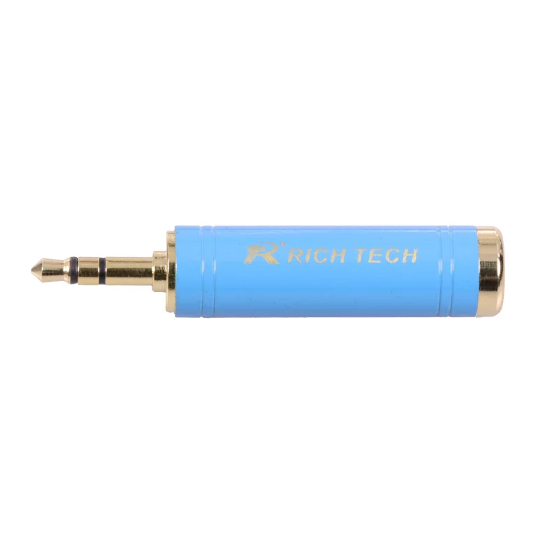 50pcs 3poles Stereo Jack 3 5mm 1 8 Male to 6 35mm 1 4 Female Audio Converter For Headphone Microphone