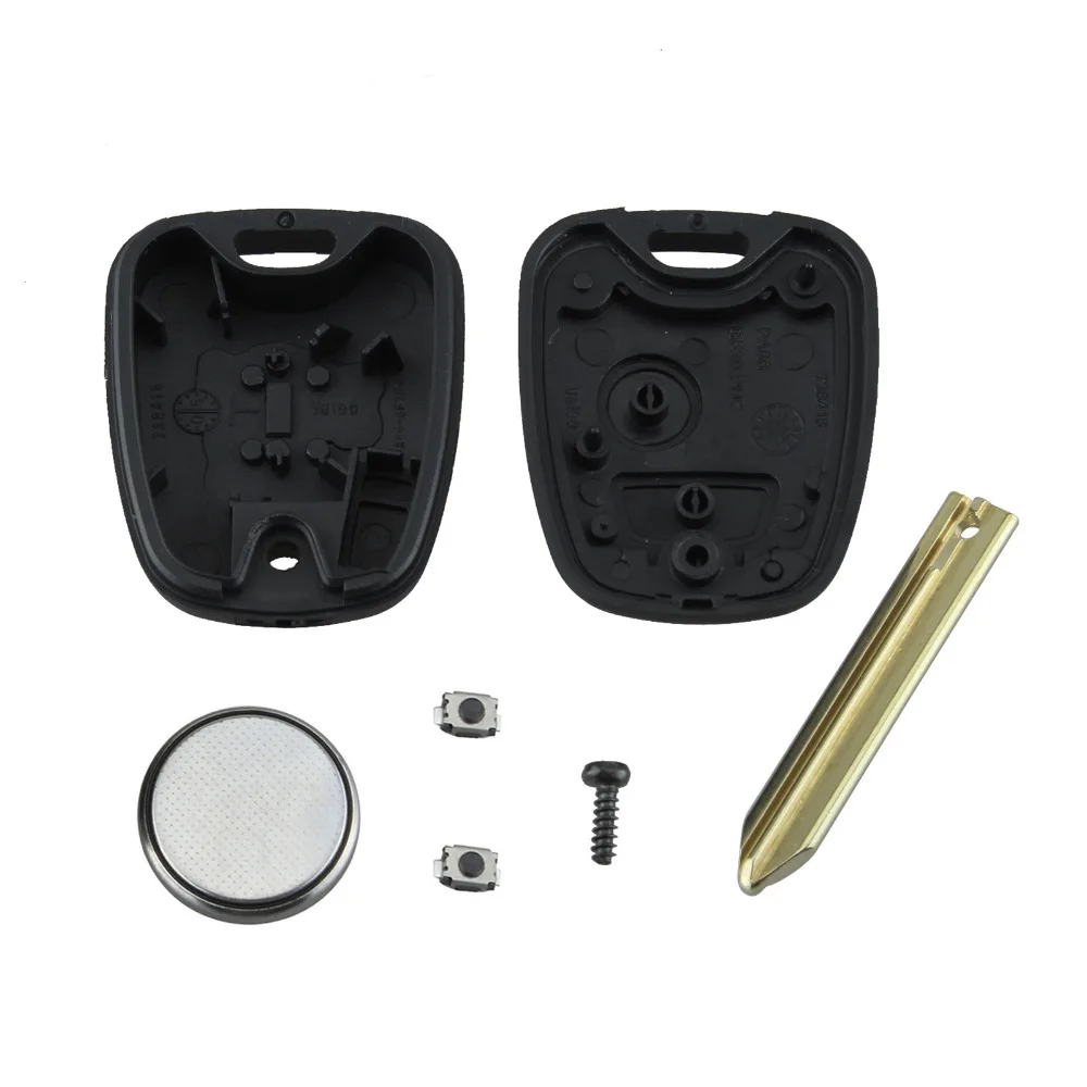 2 кнопки Uncut Blade Remote Car Key Refit чехол для Citroen Saxo Berlnigo Xsara Picasso ключей P5 | Автомобили и