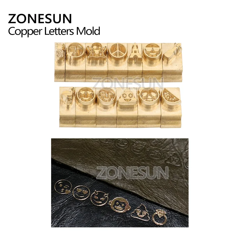 ZONESUN T Тип Гибкие буквы CNC гравировальная форма машина для горячего тиснения фольгой номер алфавита символ пользовательский шрифт символ формы