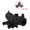 ACOG 1X32 Red Green Dot Sight Optical Rifle Scopes 5 level control Red Dot Scope Hunting Scopes With 20mm Rail for Airsoft Gun ► Photo 3/6