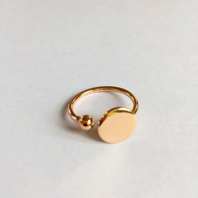 

Free Shipping Geometric Cute 3 Plate Colors New Design Ring