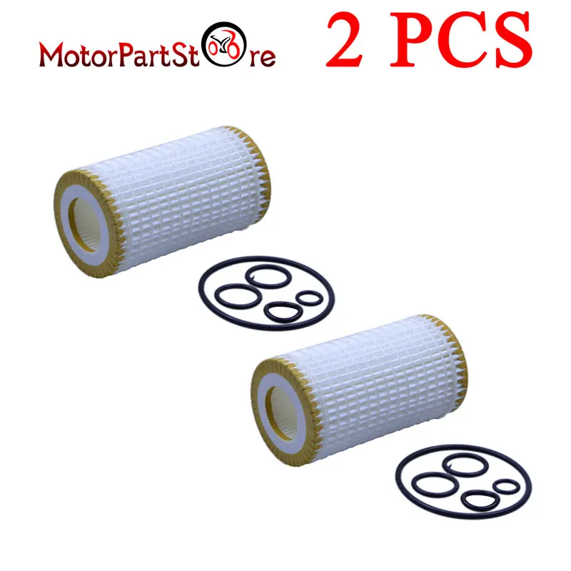 2 PCS For Mercedes Dodge Chrysler Fleece Oil Filter Kit HU718/5x 000 180 26 09 qty.2 20in Oil