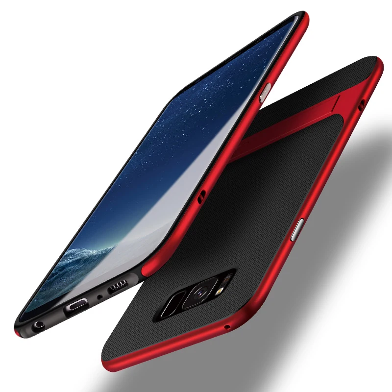 Чехол подставка CAPSSICUM для Samsung S8 чехлы Galaxy Plus силиконовые гибкие тонкие с