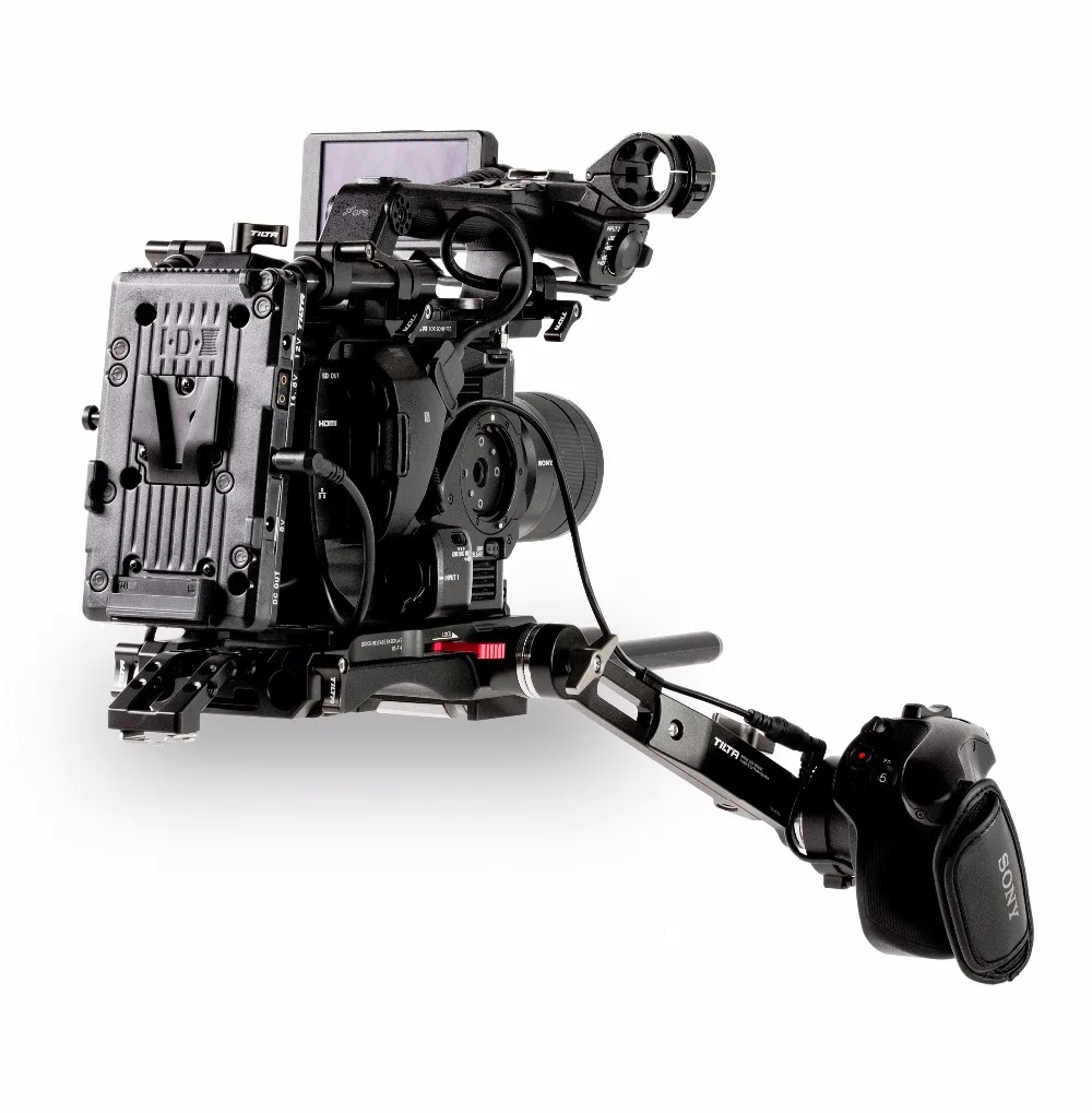 

Tilta ES-T14 FS5 Camera Rig Kit VCT-U14 Quick Release Baseplate Extension Arm V-Mount or Gold Mount Battery Plate for SONY FS5