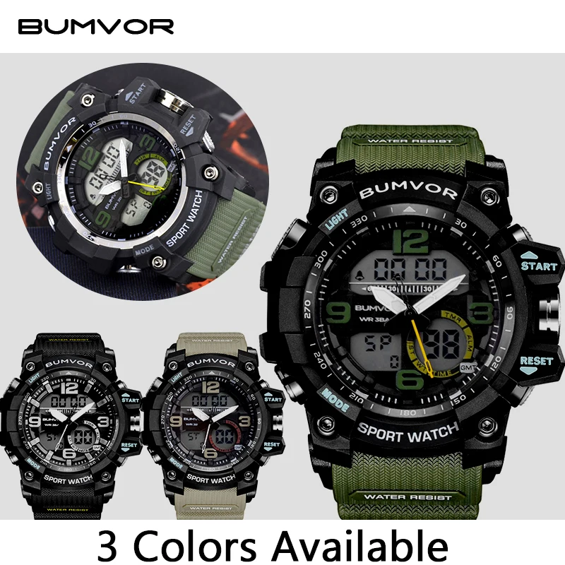 

Men LED Digital Military Watch Sports Watches Fashion Outdoor Wristwatches Waterproof Fashion Casual Watch relogio masculino