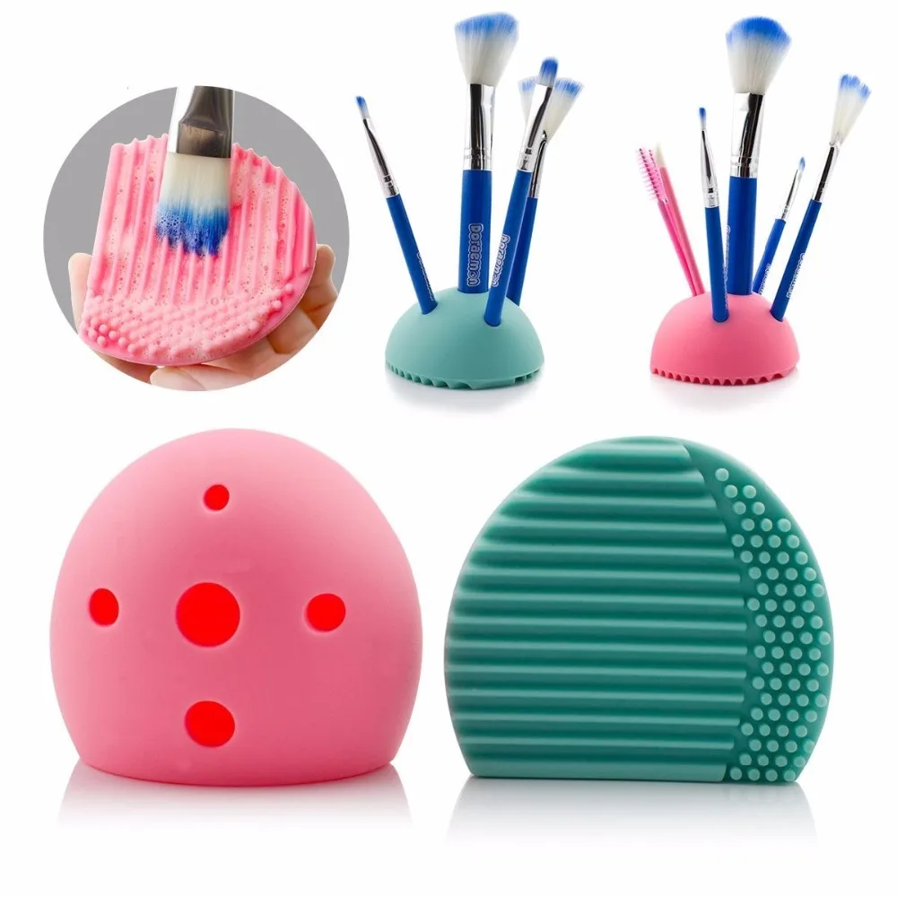 1 PC Cleaning Makeup Brush Holder,Makeup Organizer,Egg Cleaner Holder