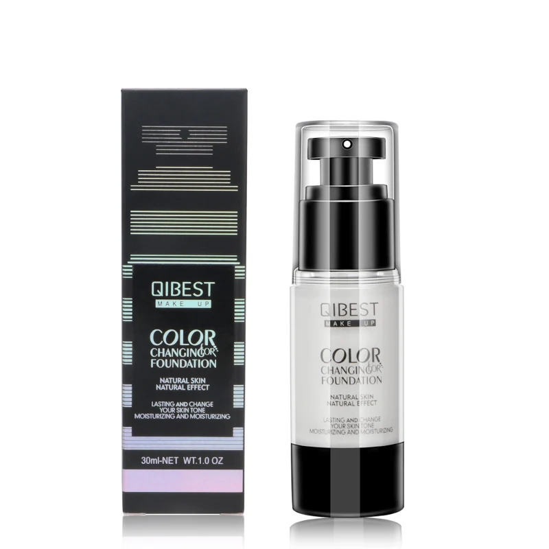 Temperature Change Color Foundation Moisturizing Cover Blemishes Even Skin Color Changing Liquid Foundation