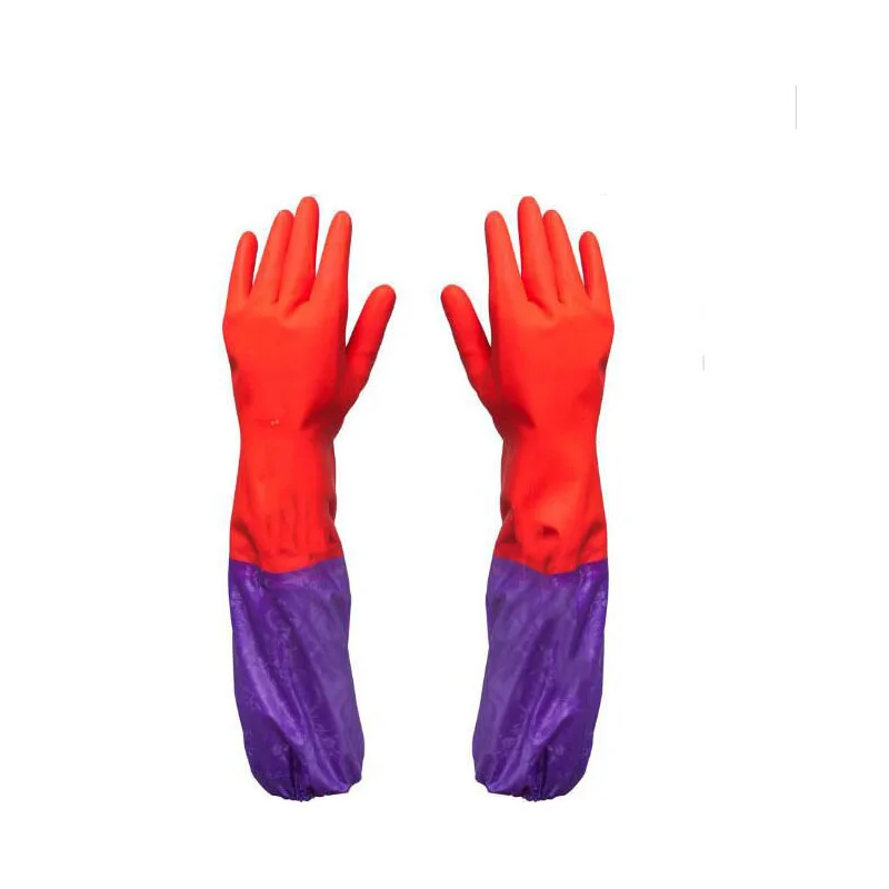 font b Household b font Rubber font b Gloves b font Ultra Thin Solid Color