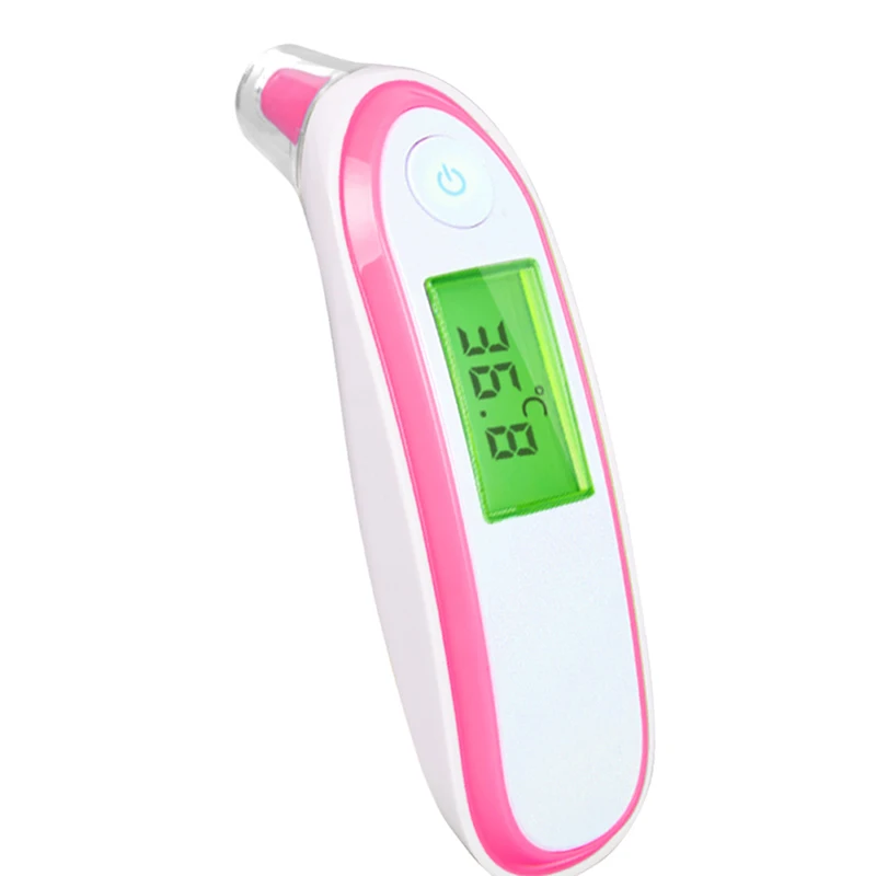 Kiuzou медицинские бытовые цифровой инфракрасный ушной и лоб термометр тела ЖК-дисплей для взрослых Лихорадка Температура уха термометр