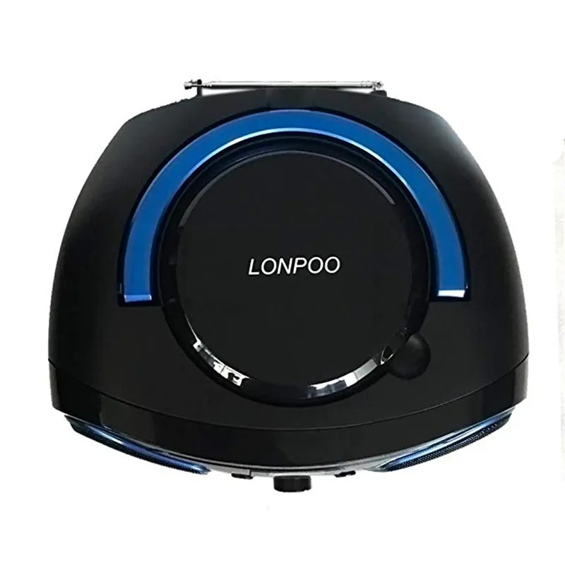 LONPOO CD плеер Bluetooth динамик Бумбокс AUX USB FM Радио беспроводной стерео портативный динамик наушники CD плеер