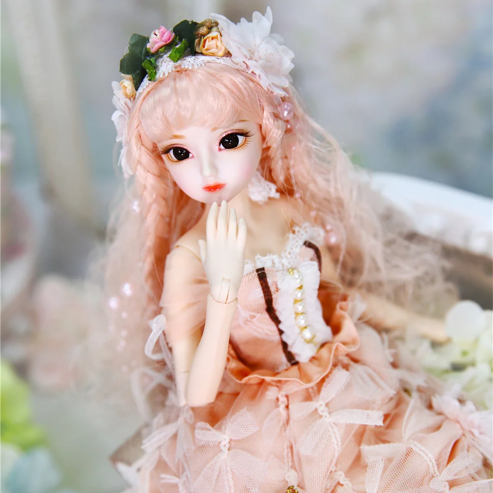 Кукла DBS 1/4 BJD молочная королева имя Клэр коралловый волос механическое суставное