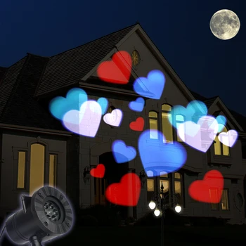 

Waterproof Outdoor Christmas LED Stage Light 12 Types Pattern Laser Snowflake Projector lamp Home Garden Holiday Light