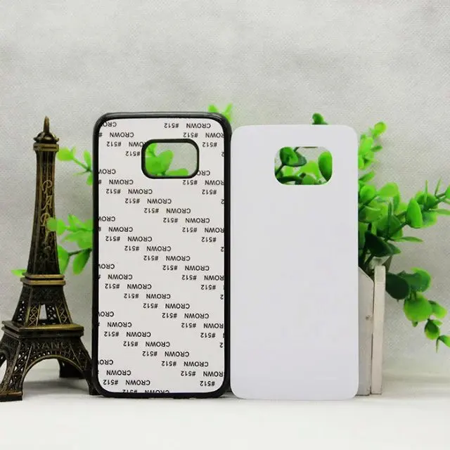 

2D sublimation cover for Samsung galaxy S7 edge PC plastic Sublimation blank case with metal plate 100pcs/Lot