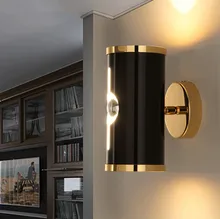 Northern Europe Modern Industrial Wind Aisle Stairs Wall Lamp Creative Retro Aluminium Alloy LED Wall Light Free Shipping northern europe modern creative luxurious pendant light restaurant livingroom hotel decoration lamp free shipping