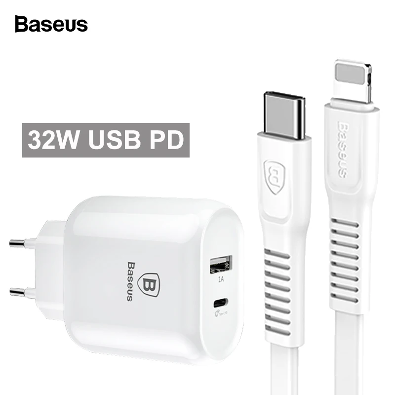 Baseus Usb Charger Type C Pd Quick Charge For Iphone 11 Pro Max X