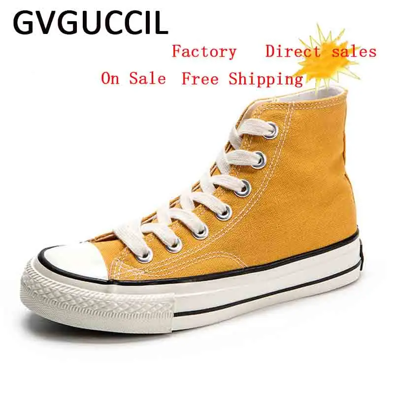 

GVGUCCIL Outdoor Jogging Men women Skateboarding Shoes Super Light Man Women Canvas Shoes Flat With sneakers women men sneakers