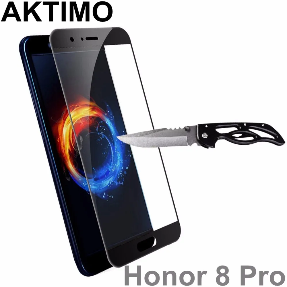 

9H Full Cover Screen Tempered Glass For Huawei Honor 8 Pro V9 Screen Protector Protective Film For Huawei Honor 8Pro 5.7inch