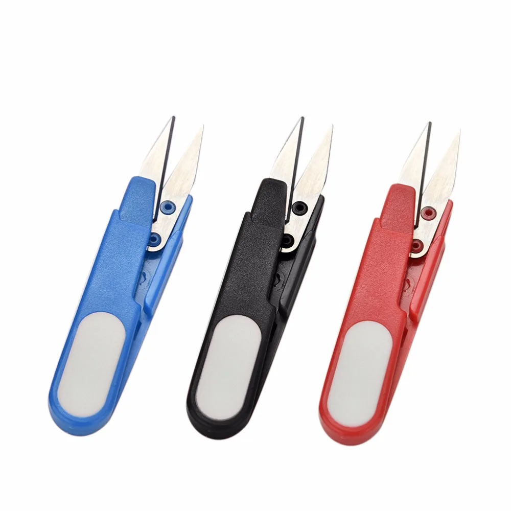 Mini Portable Scissors Fishing Line Braid Cutter Cutting Hook Remover Scissors Random Color School Stationery 1PCS