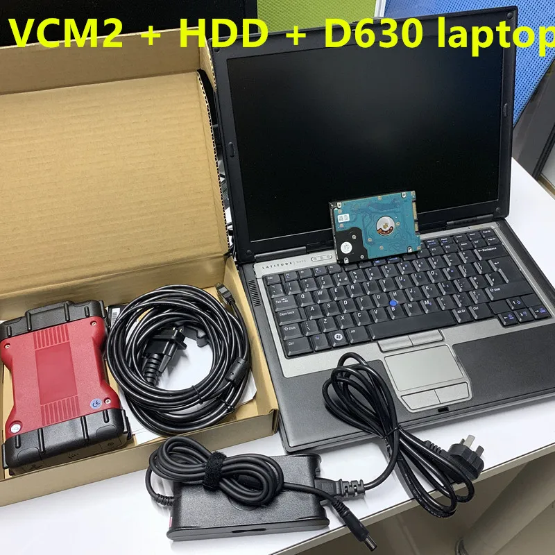 

VCM2 For Ford For Mazda Car Diagnostic Tool VCM 2 Full Chip SW V101/V98 Auto Diagnostic Scanner with D630 Laptop ready use
