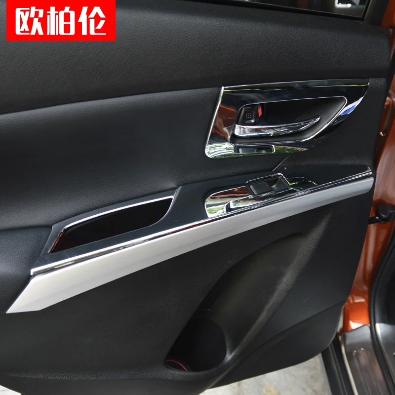Высококачественная отделка из АБС-углеродного волокна, Отделка приборной панели для Suzuki SX4 S-Cross S Cross- автостайлинг