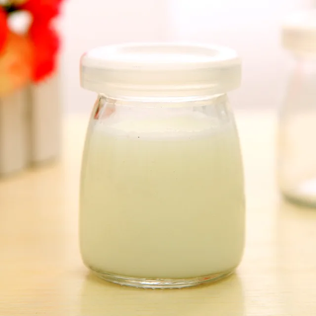 1pc 100ml pudding yogurt bottle drift bottle glass baking mold