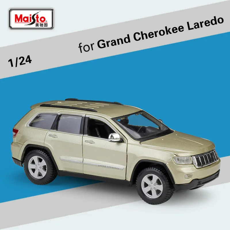 

Maisto 1:24 for JEEP Grand Cherokee Laredo Simulated Alloy Car Model Diecast Offroad Speelgoed Auto Speed Wheel Car Toys for Boy