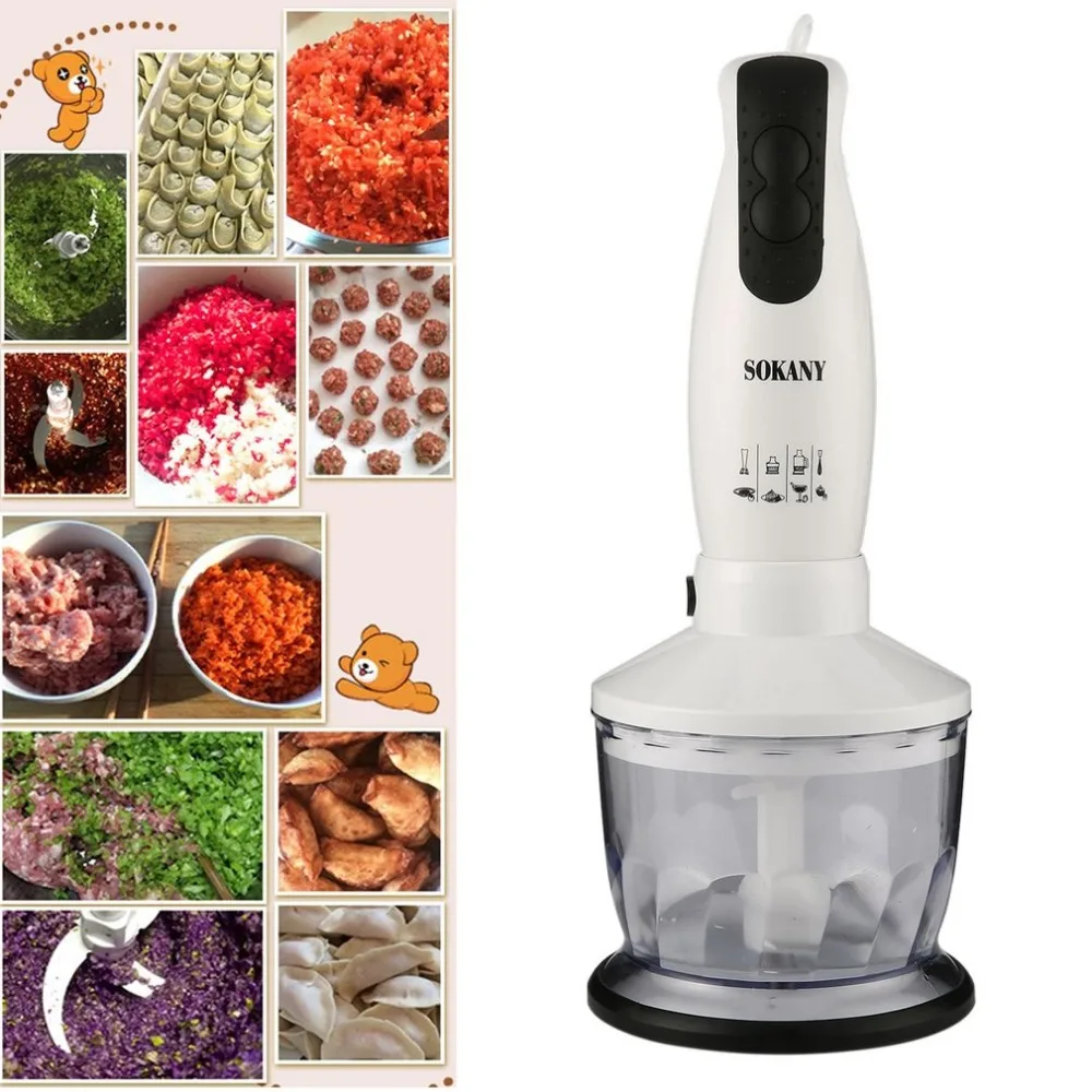 

Multifunction Electric Mixing Blender Handheld Kitchen Eggs Beater Meat Grinder Milkshake Fruit Juicer Food Mincing Machine