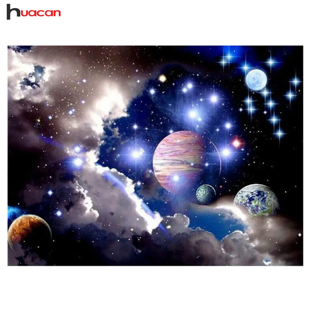 

NEW beautiful space pattern 3d diamond painting cross-stitch kits crystal resin mosaics diamond embroidery pictures wall craft