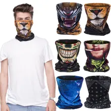 3D череп катание на лыжах Сноуборд теплый шарф на шею маска для лица бандана для мужчин Череп Призрак шеи Gaiter трубка Балаклава маска для лица
