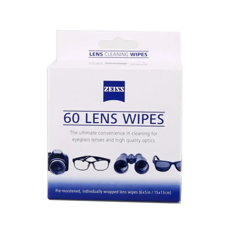 ZEISS Microfiber cleaner eyeglass glasses spectacles lens wipes 60