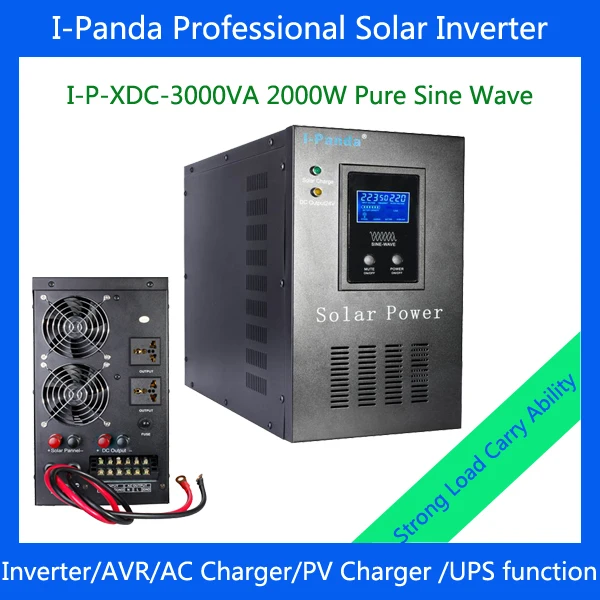 Solar Inverter 2000W with solar charge controller 24V 40A I P XDC